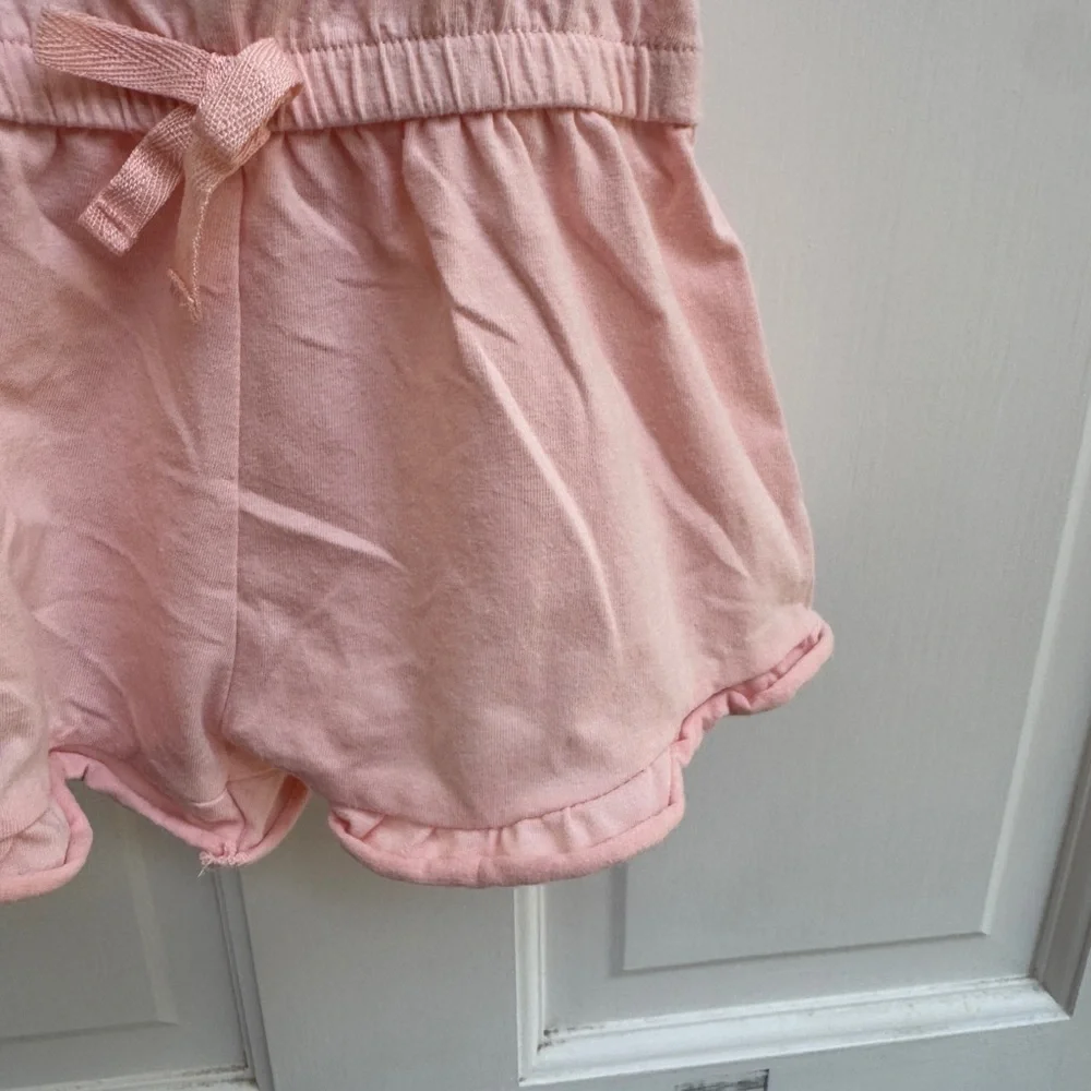Star Wars 2T Girl Pink The Child Yoda Mandalorian Tank Top Toddler Romper